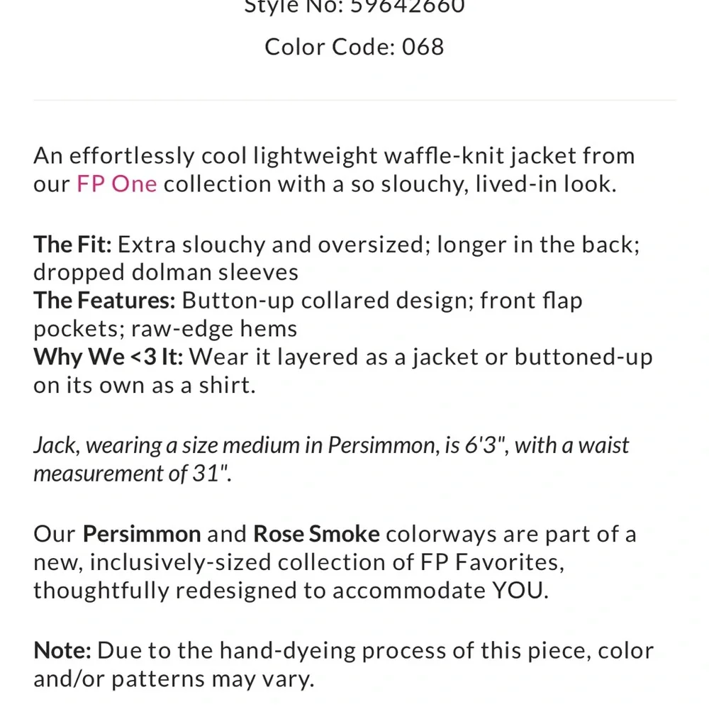 Free People Thermal Sweater and Jacket Bundle (Scout and Buttercup) size small - Picture 4 of 8